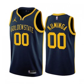 Dres Golden State Warriors Jonathan Kuminga 00 Jordan 2022-23 Statement Edition Navy Swingman